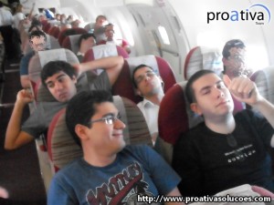 Proativa Team no Vôo Recife-São Paulo